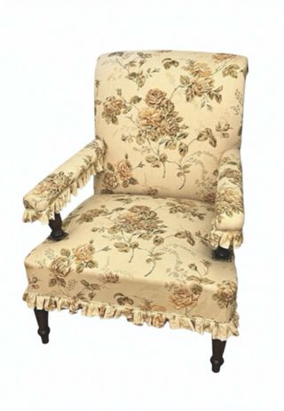 Butaca clásica floral