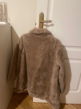 Abrigo de pelo marrón