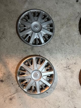 2 Tapacubos Renault 15 Originales