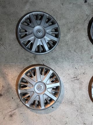 2 Tapacubos Renault 15 Originales