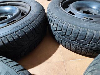 4 Neumáticos invierno con llantas Citroen/peugeot
