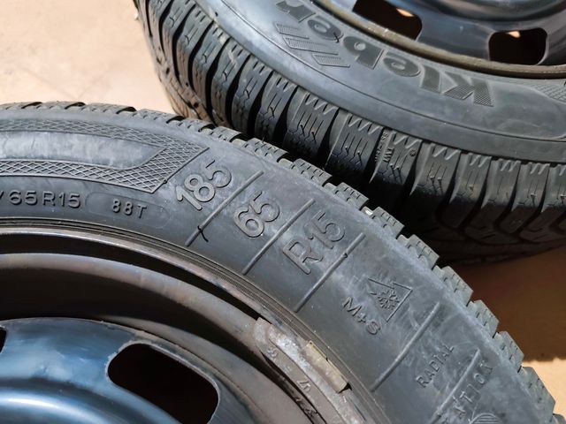 4 Neumáticos invierno con llantas Citroen/peugeot