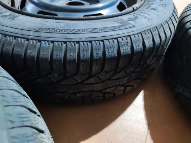 4 Neumáticos invierno con llantas Citroen/peugeot