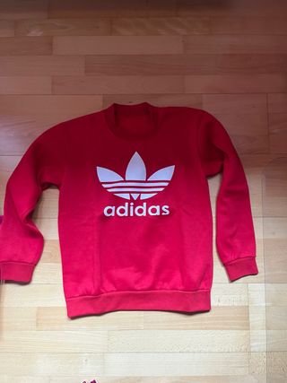 Sudadera Adidas Roja Talla S