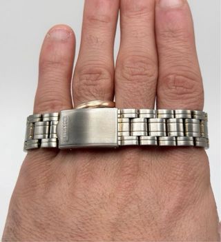 Reloj Seiko 5 Dorado y Plateado
