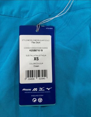Falda Mizuno Tenis/Pádel Talla XS Nueva