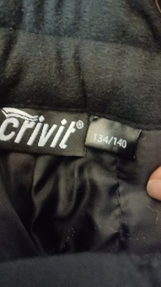 Pantalón de nieve Crivit 134/140