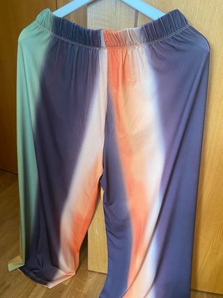 Pantalón Zara fluido degradado 