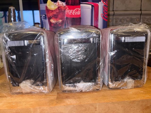 Servilletero Coca-Cola Rojo Metálico