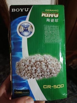 Canutillos cerámicos para acuario Boyu CR-500