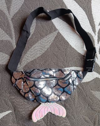 Bolso Riñonera Brillante Cola Sirena