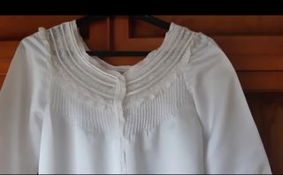 Bata blanca, vintage 