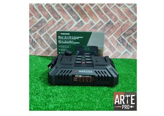 Cargador Doble Parkside 20V 2x4.5A