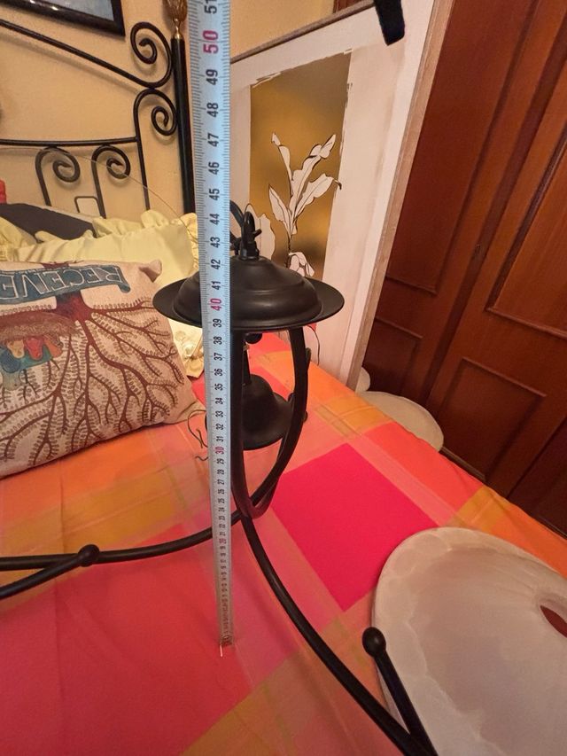 Lámpara de techo con tulipas de cristal