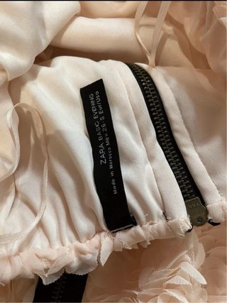 Vestido rosa palo con flores