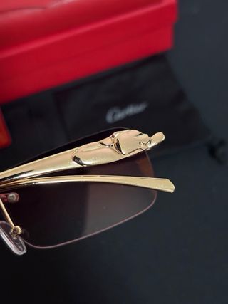 Cartier Panthère Occhiali da Sole Oro
