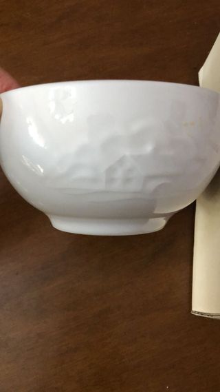 Vintage Scodella Mulino Bianco in ceramica bianca