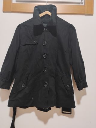 Gabardina Negra H&M