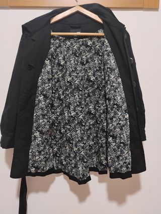 Gabardina Negra H&M