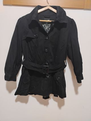 Gabardina Negra H&M