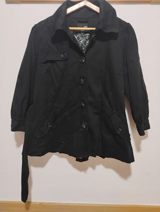 Gabardina Negra H&M