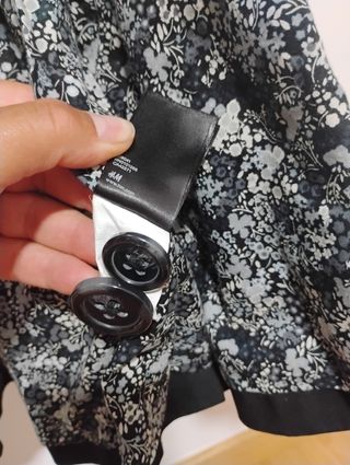 Gabardina Negra H&M