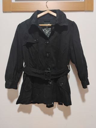 Gabardina Negra H&M