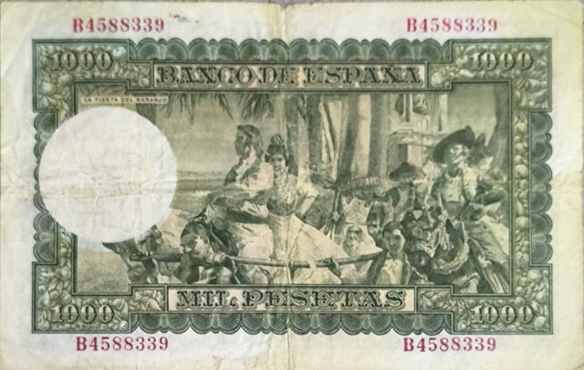 Billetes 1000 pesetas 1951