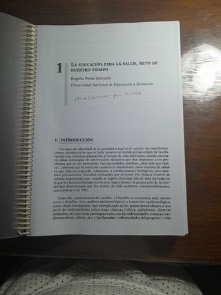 Apuntes Educación para la salud