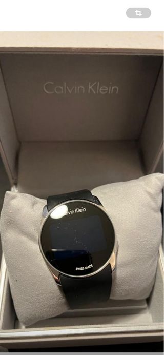 Reloj Calvin Klein Negro/Plateado