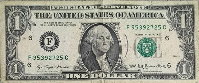 1 Dólar USA 1977