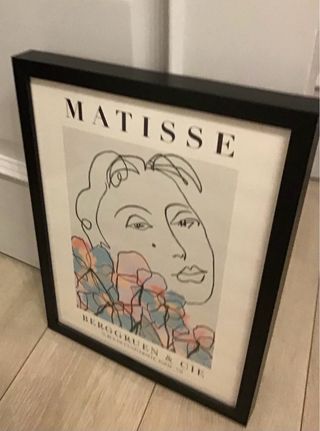 Cuadro Matisse con Marco Negro