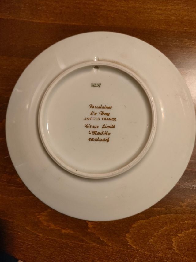 Piatto di Natale 1986 Limoges