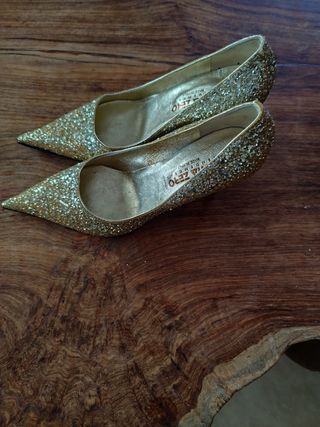Zapatos Piel Nuevos tacón 