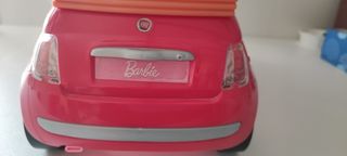 Auto rosa Barbie convertibile Fiat 500