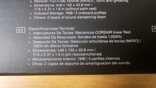 Teclado Corsair K70 CORE RGB Gaming Negro