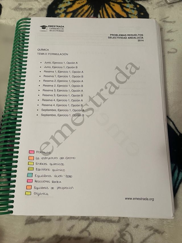 Libro emestrada química desde 2014-2024