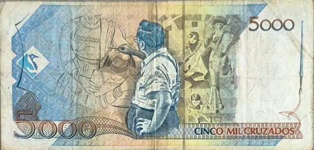 Billete 5000 Cruzados Novos Brasil