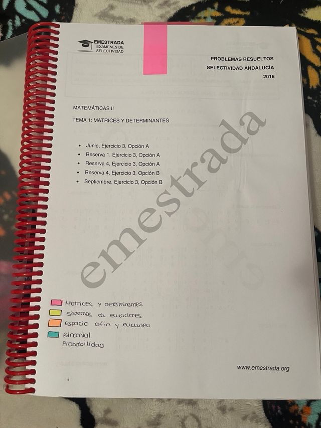 Ejercicios Emestrada Mates II desde 2010hasta 2024