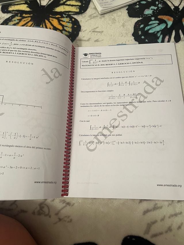Ejercicios Emestrada Mates II desde 2010hasta 2024