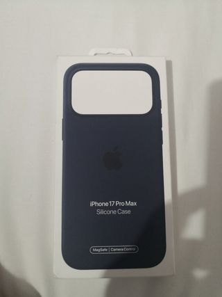 Funda iPhone 17 Pro Max Azul Silicone Apple