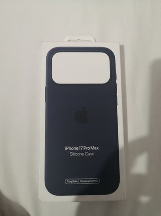 Funda iPhone 17 Pro Max Azul Silicone Apple