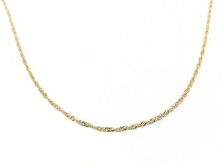 cadena oro 18k 22cm
