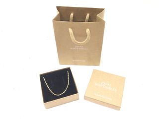 cadena oro 18k 22cm