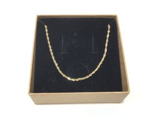 cadena oro 18k 22cm