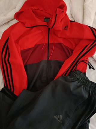 Chándal Adidas Rojo y azul marino