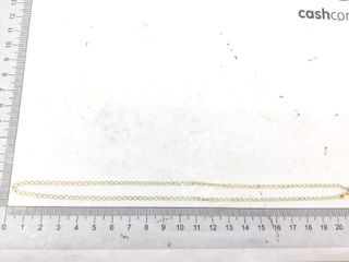 cadena oro 18k 20cm
