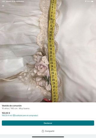 Vestido de Comunión Micol Blanco