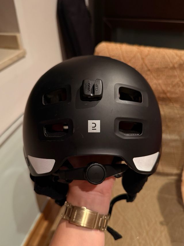 Casco Btwin Bol 500 Negro Adulto