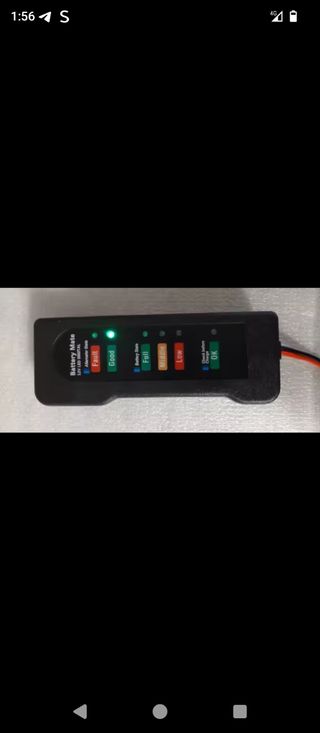 Comprobador Batería Coche 12V LED Digital